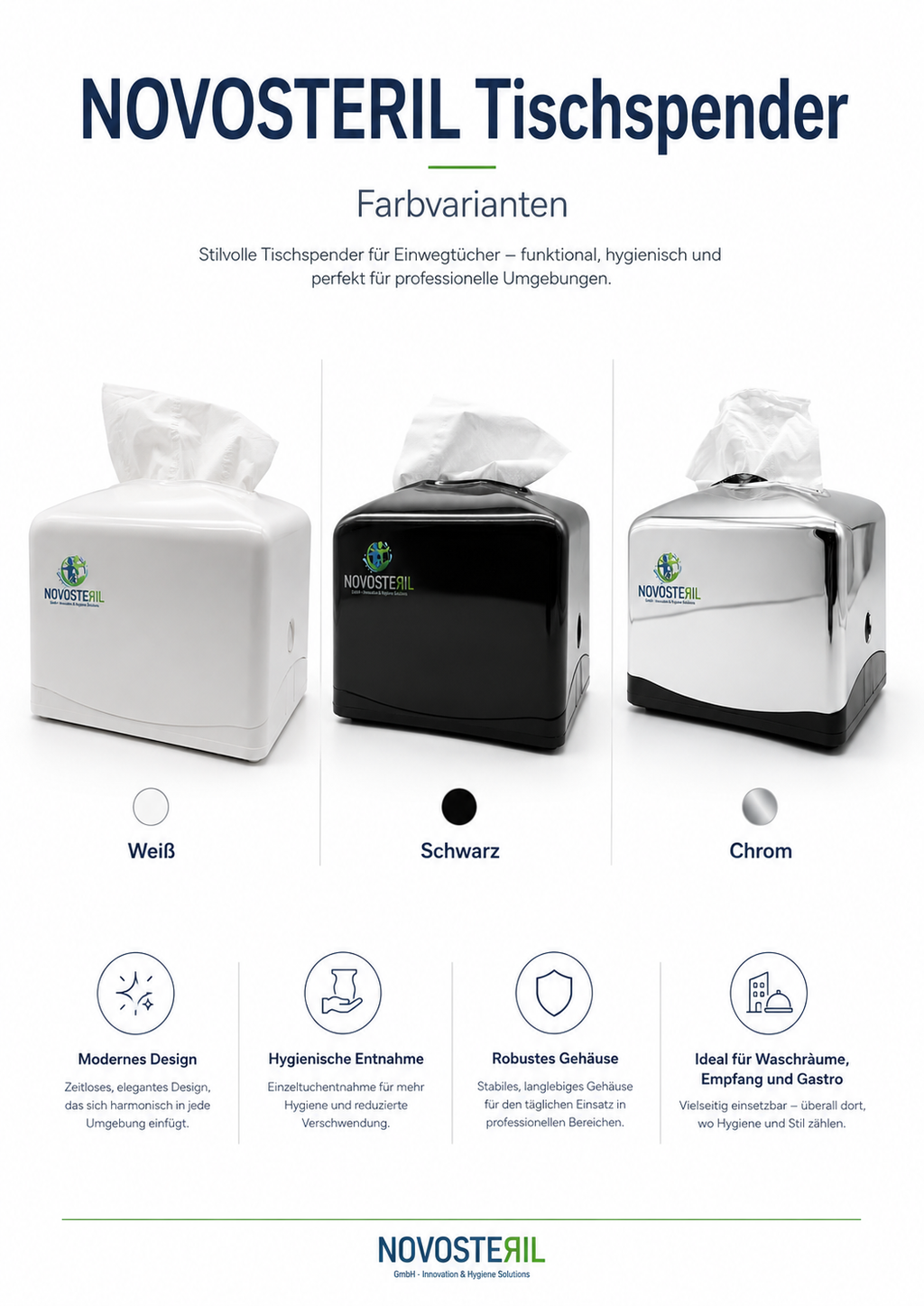 NOVOSTERIL I Tischpapierspender