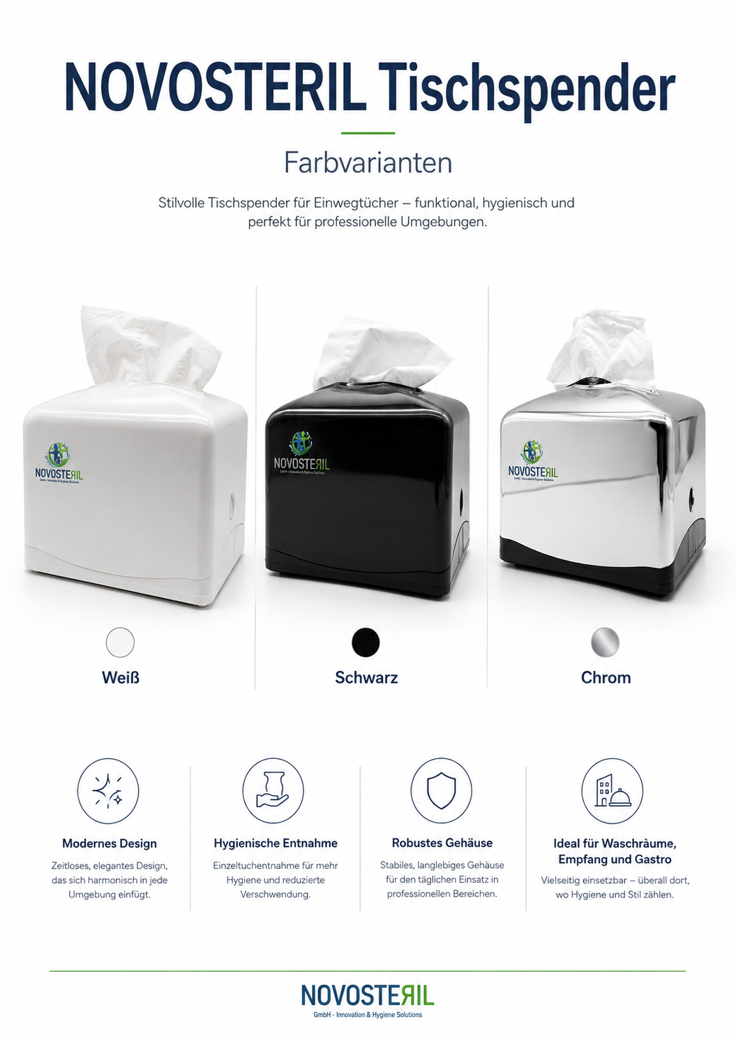 NOVOSTERIL I Tischpapierspender