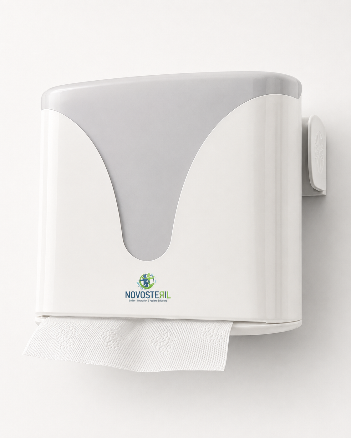 Der NOVOSTERIL I Z-Falz Papierspender  Ideal für Praxen, Optiker und Schönheitssalons